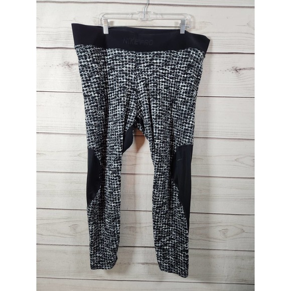 Nike Pro Hyperwarm Brushed Training Tights - Picture 1 of 15